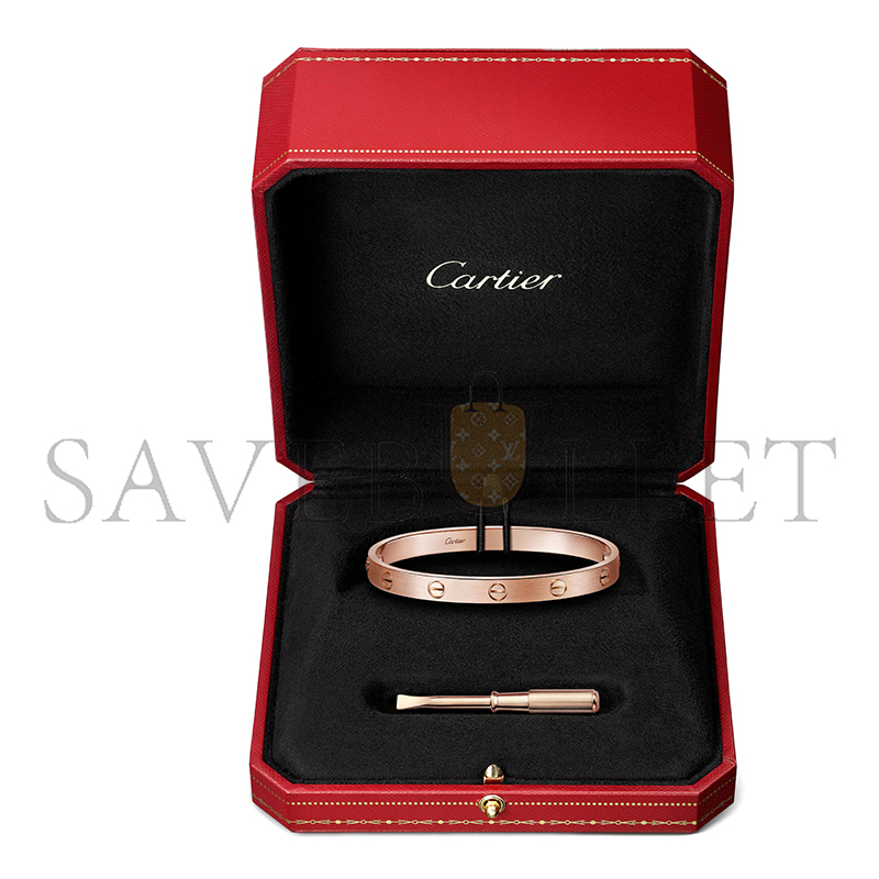 CARTIER LOVE BRACELET, CLASSIC MODEL, BRUSHED B6079917